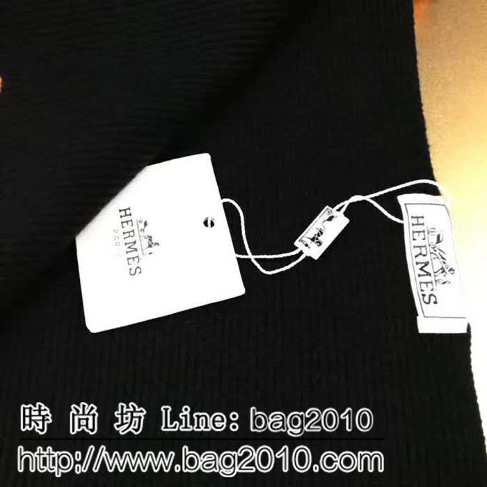 HERMES愛馬仕專櫃同步2018男士冬季兔絨圍巾 男女同款 LLWJ7565